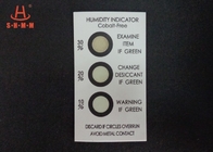 Sensitive Cobalt Free Humidity Indicator Card Brown To Green For Paper Historic Relic , 3 Dots